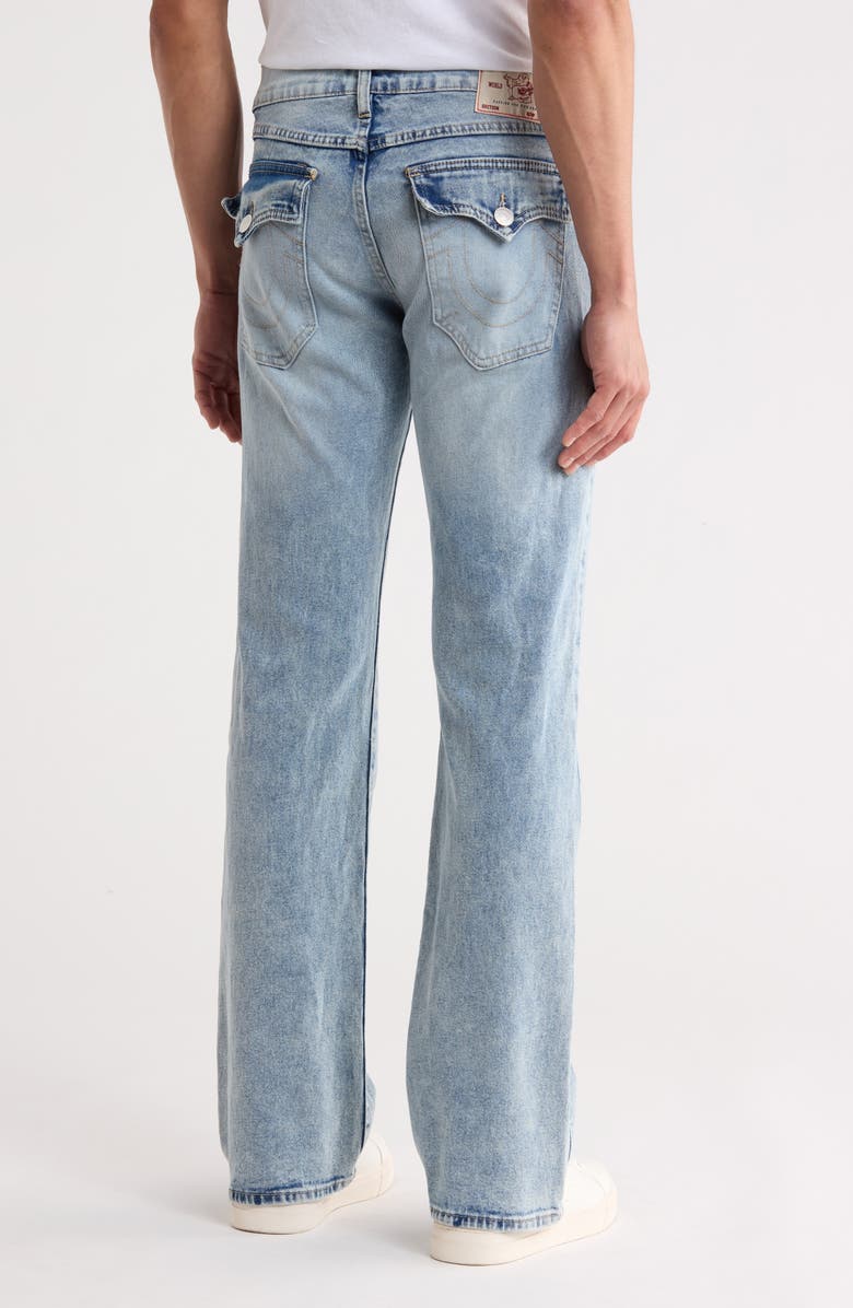 True Religion Billy Snap Flap Pocket Bootcut Jeans, Alternate, color, Light Riviera