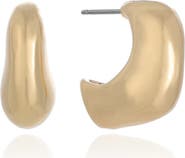 Ettika Molten Square Hoop Earrings