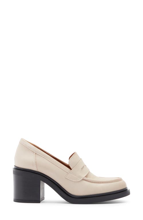Miz Mooz Day Block Heel Penny Loafer