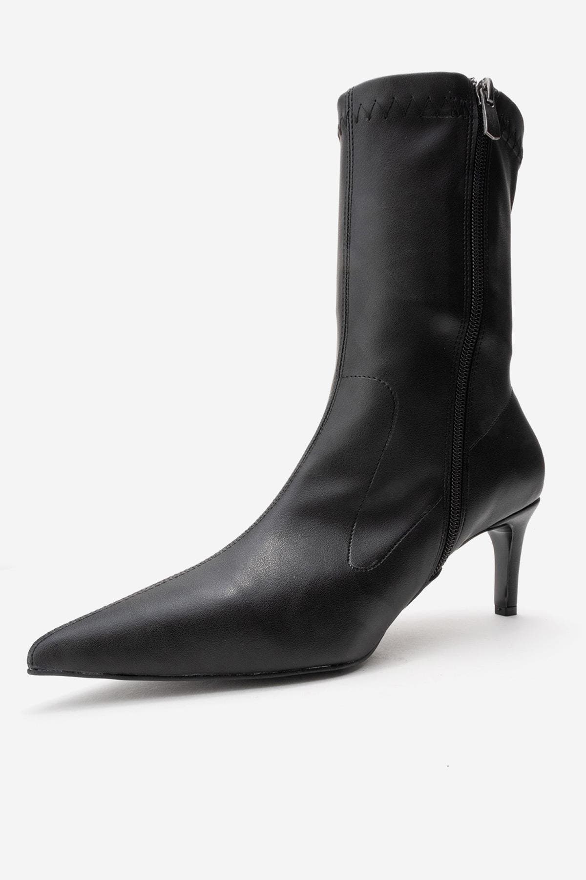 Rossano Stiletto Heel Boot, Alternate, color, Black