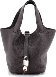 Pre-Owned Hermes Picotin Lock Bag Clemence PM