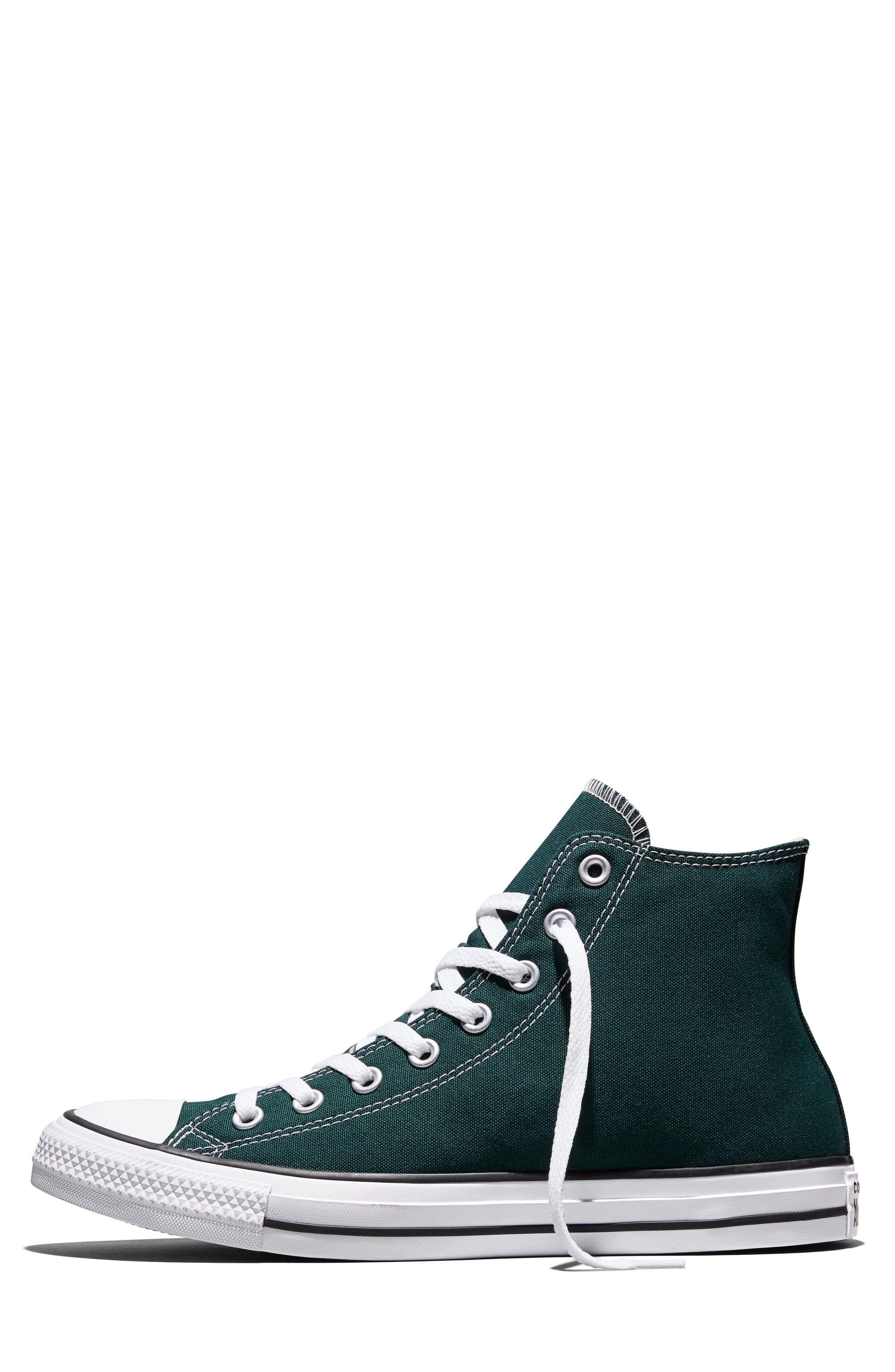 Chuck Taylor All Star High Top Sneaker, Alternate, color, STEELY PINE
