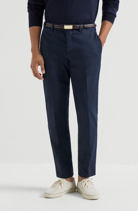 Comfort gabardine trousers