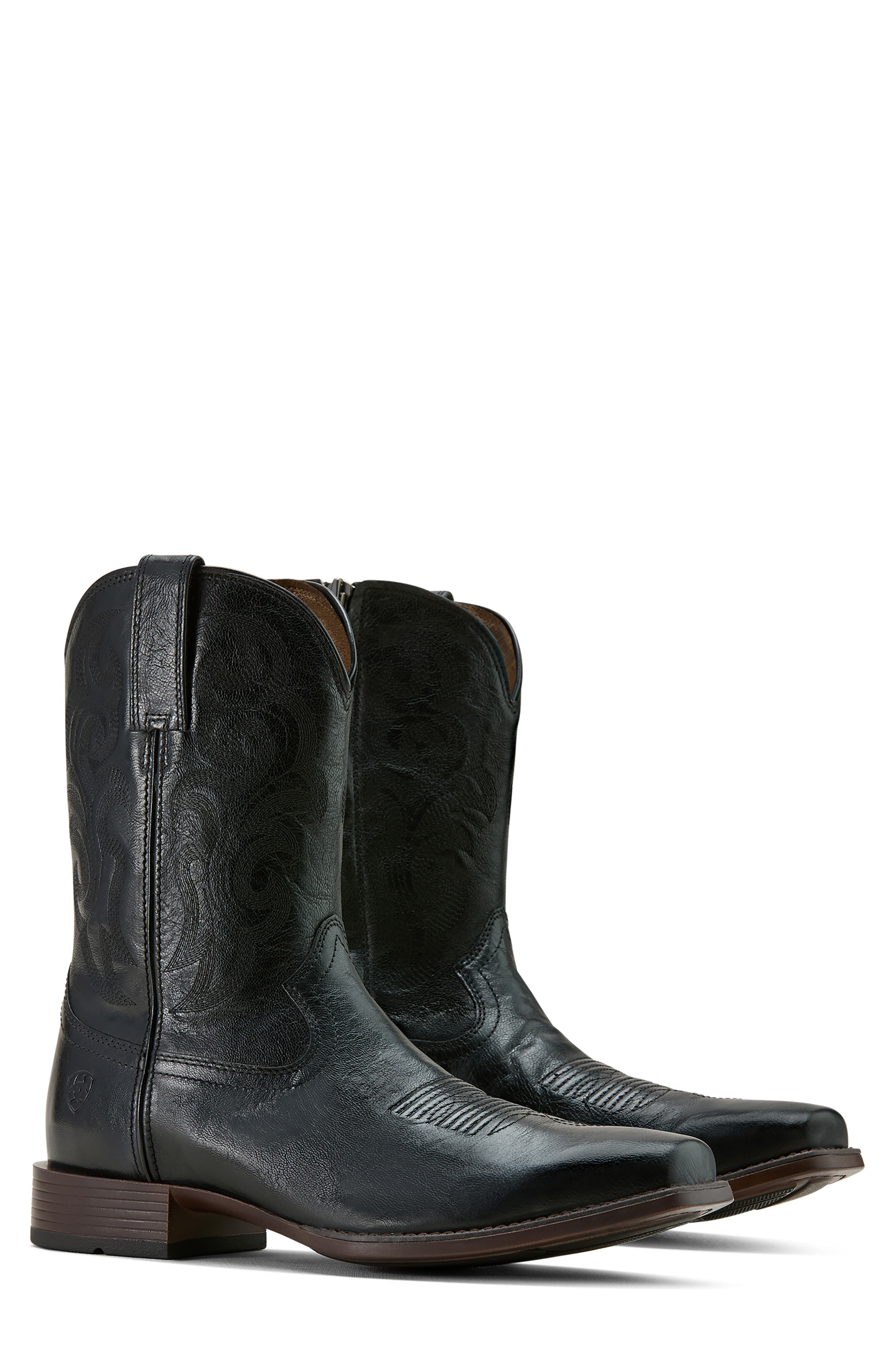 Ariat Bodie Western Boot, Alternate, color, Iron Black