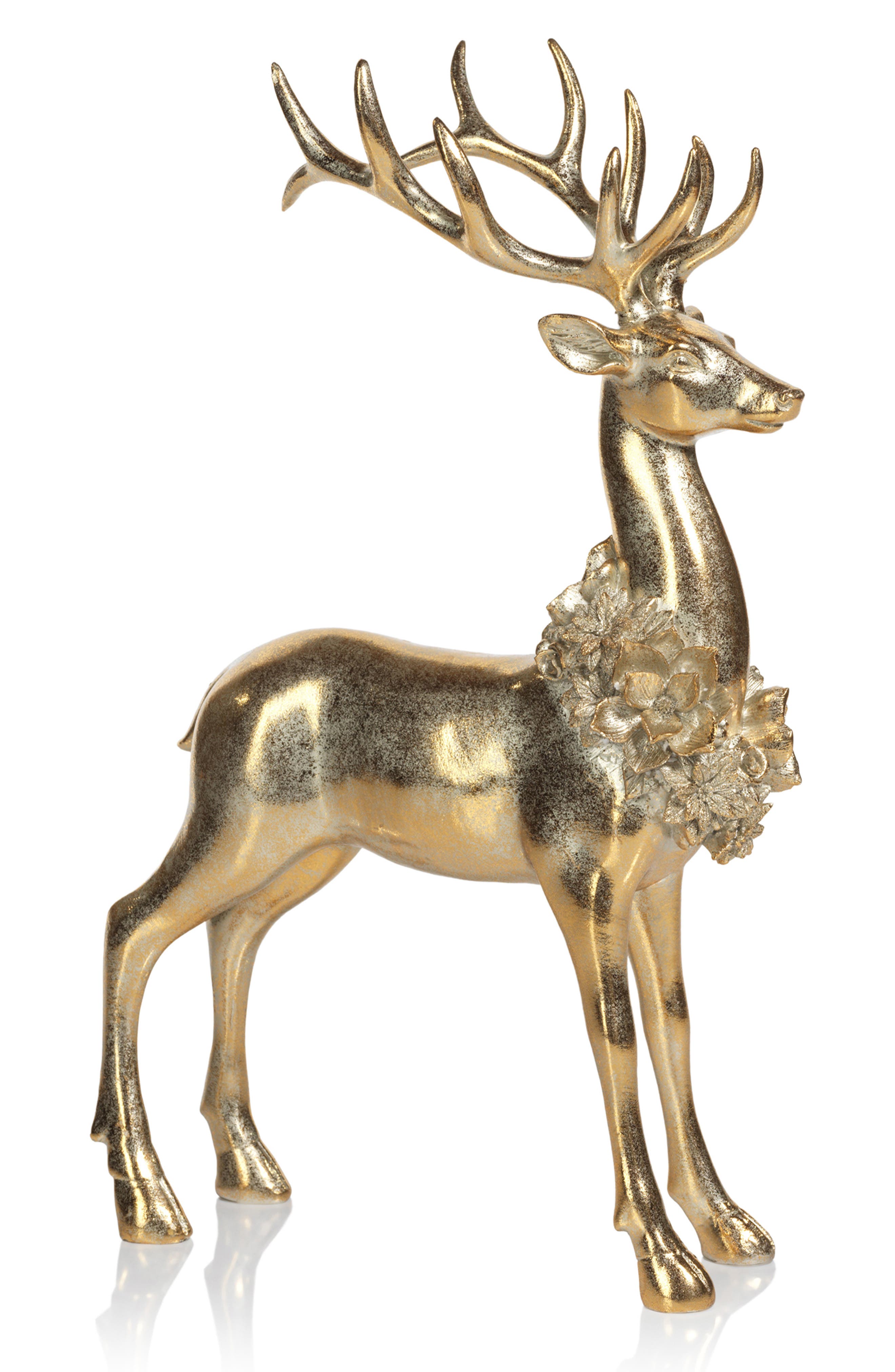 Zodax Clara Golden Deer Figurine
