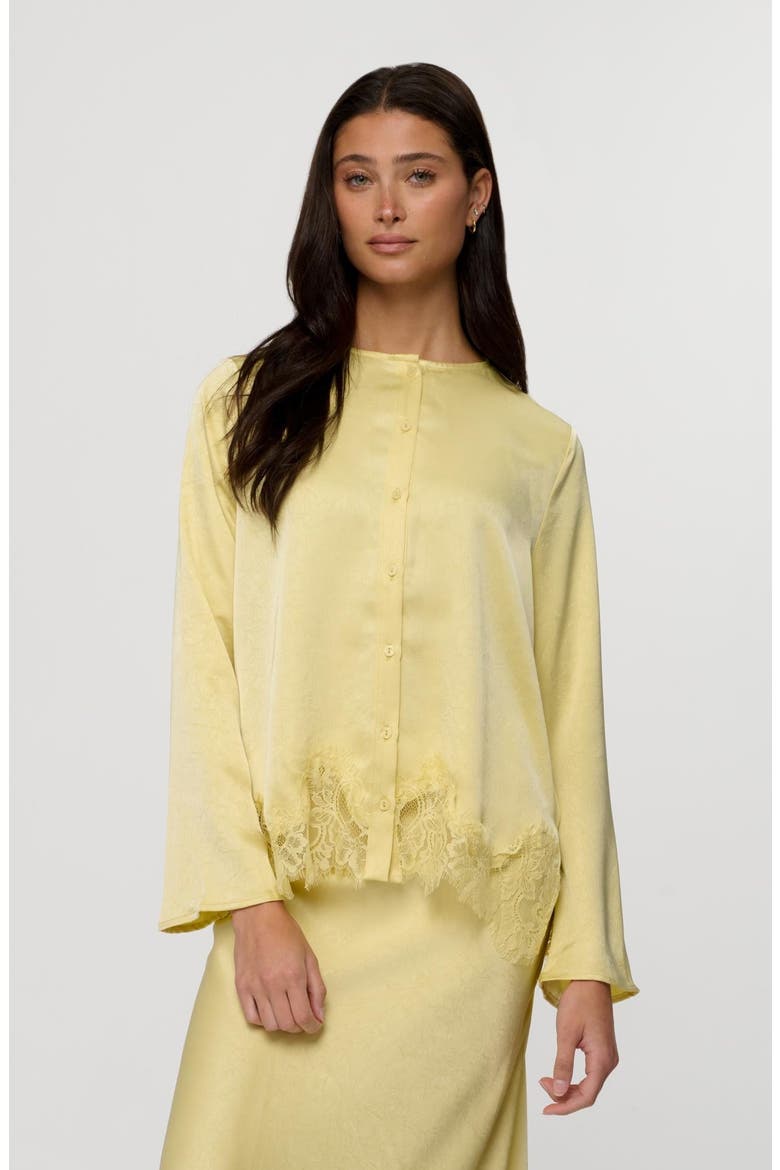 Amora Blouse, Main, color, Pale Yellow