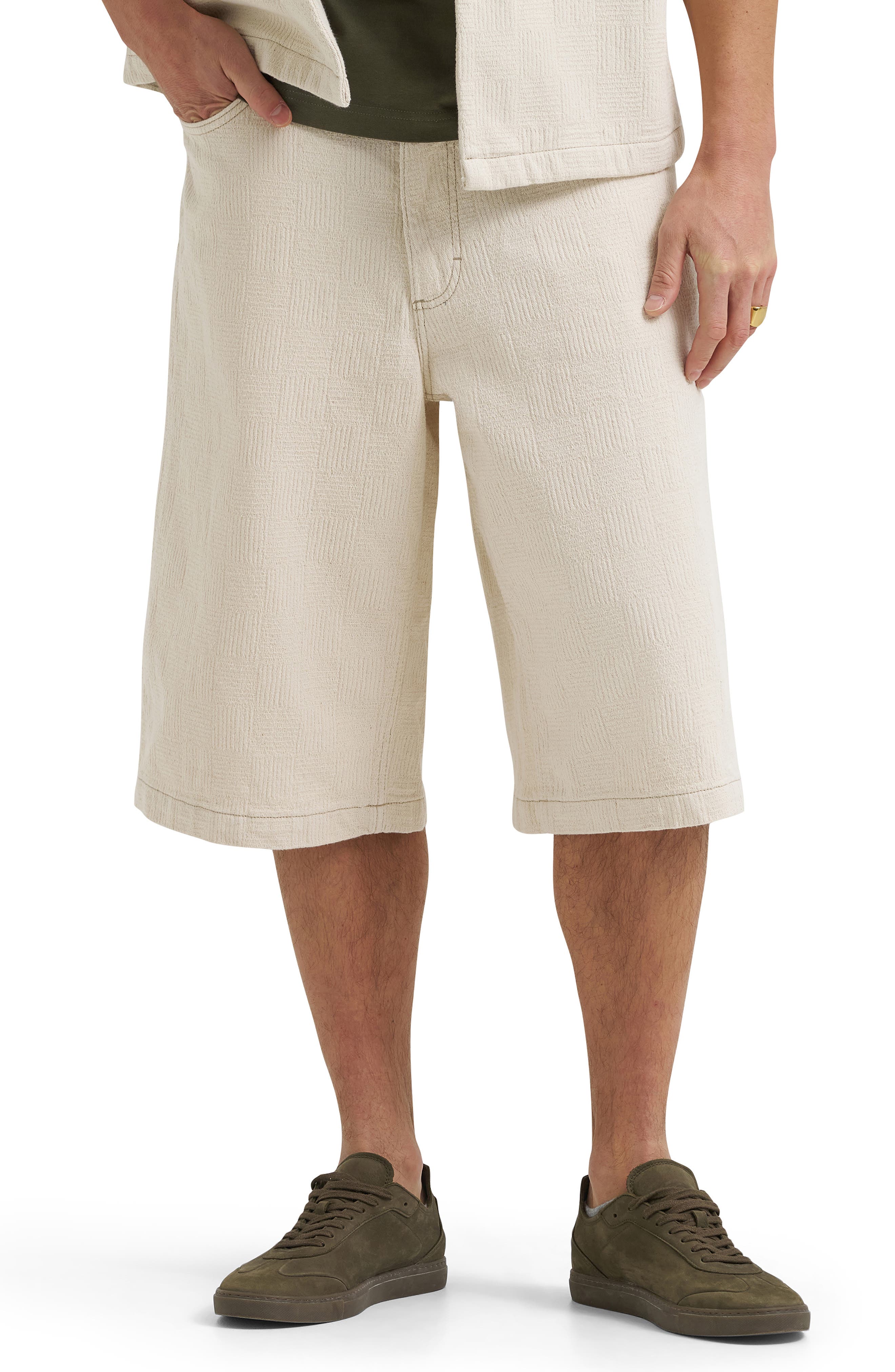 Denim Bermuda Shorts