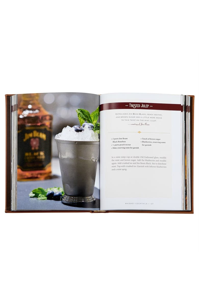 Graphic Image Whiskey Cocktails Leather Edition, Alternate, color, Brown