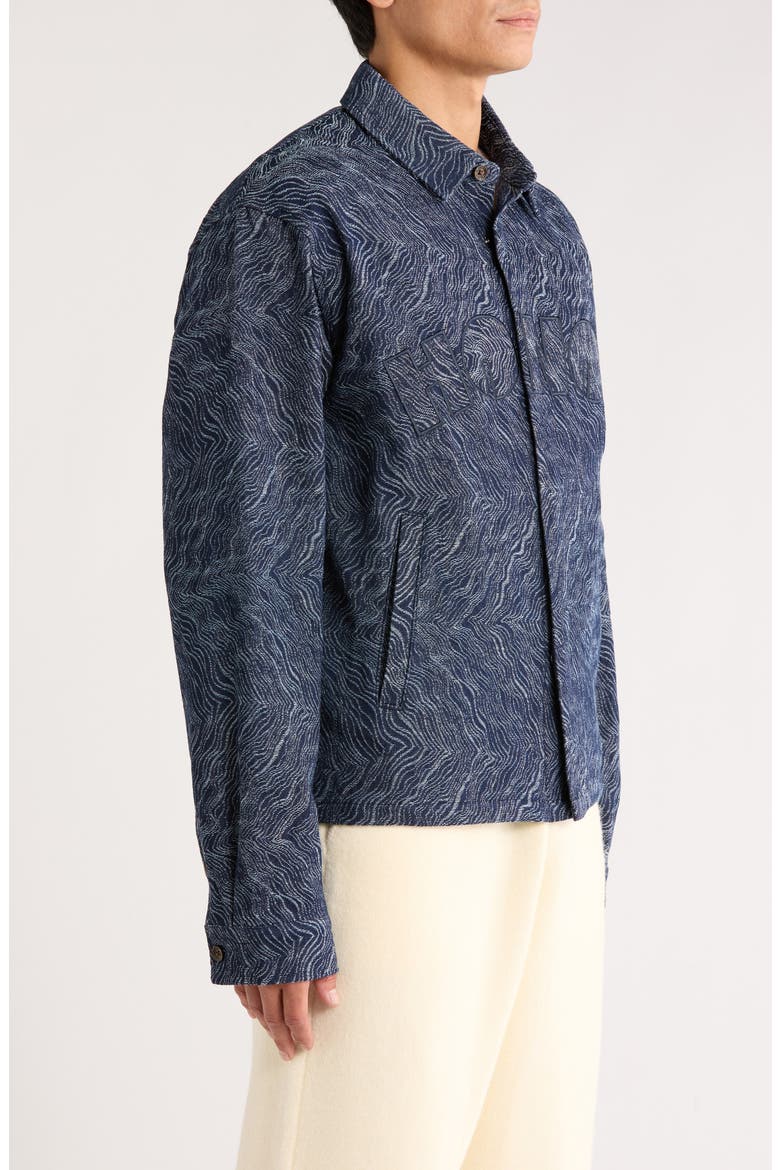 Indigo Cover Coach's Jacket, Alternate, color, INDIGO