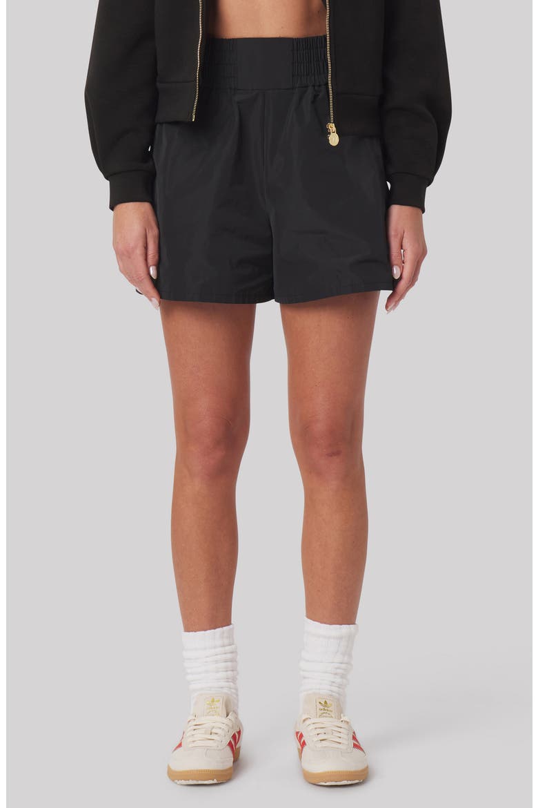 Casey Woven Shorts, Main, color, BLACK
