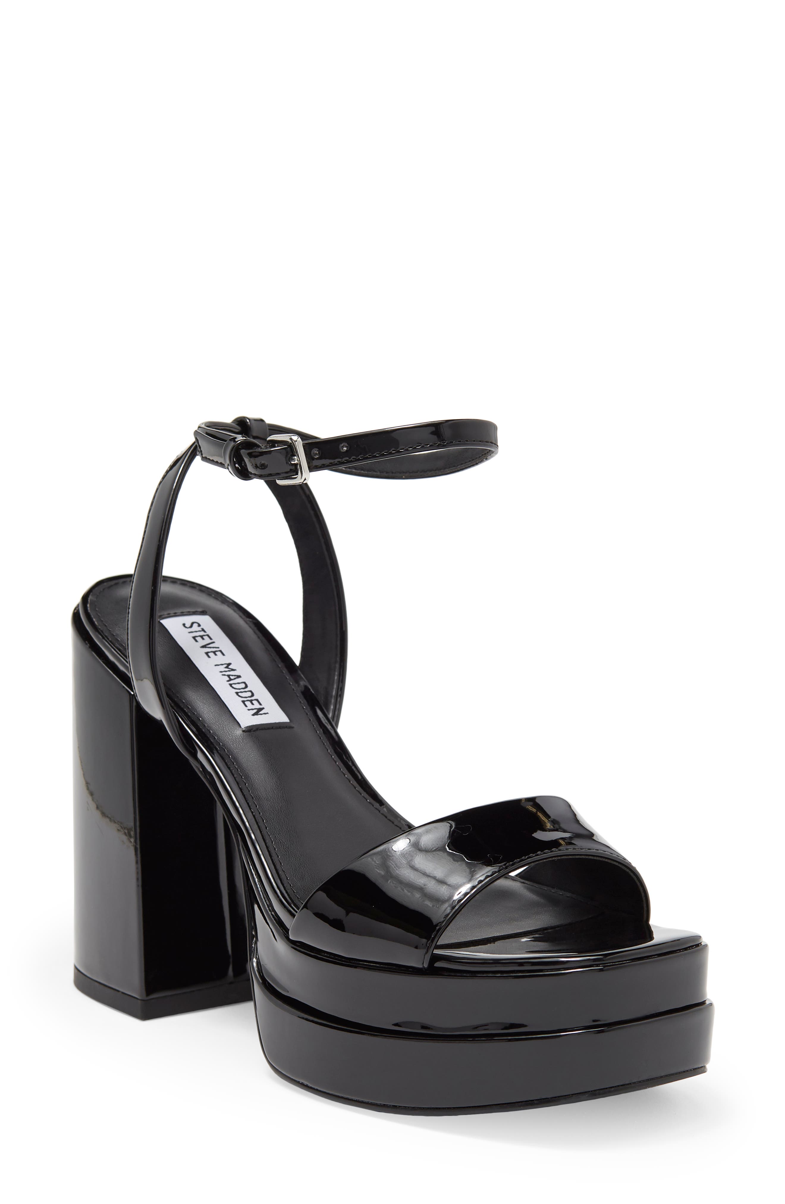 Steve Madden Warped Platform Block Heel Sandal, Main, color, 