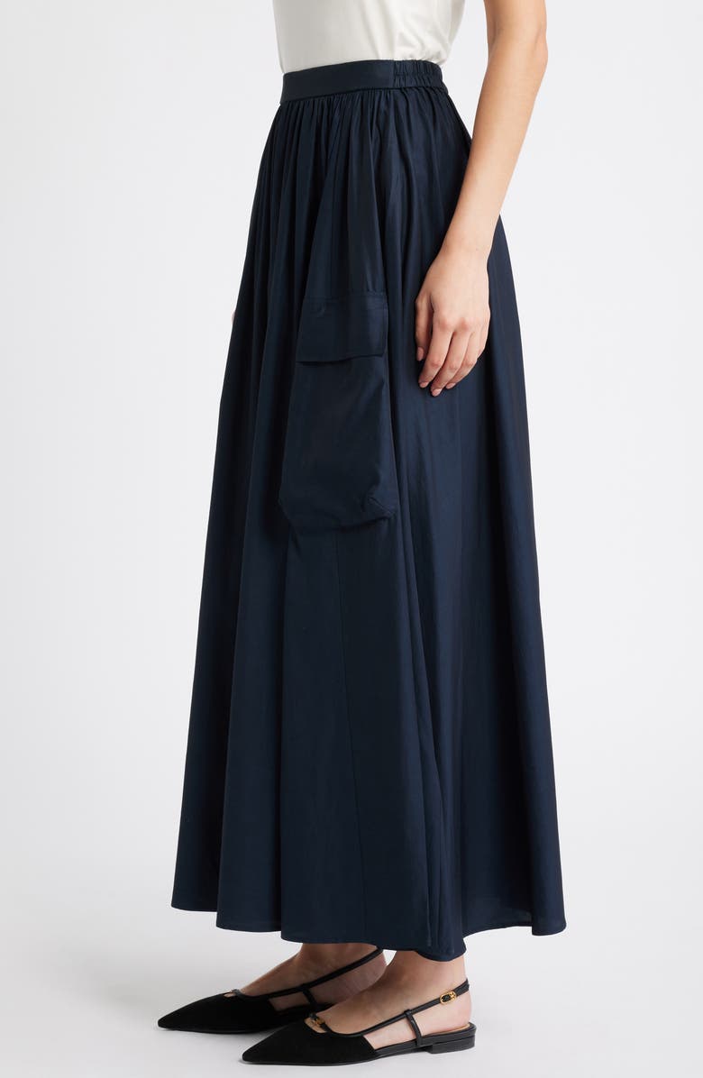 COS Cupro Blend Utility Skirt, Alternate, color, 