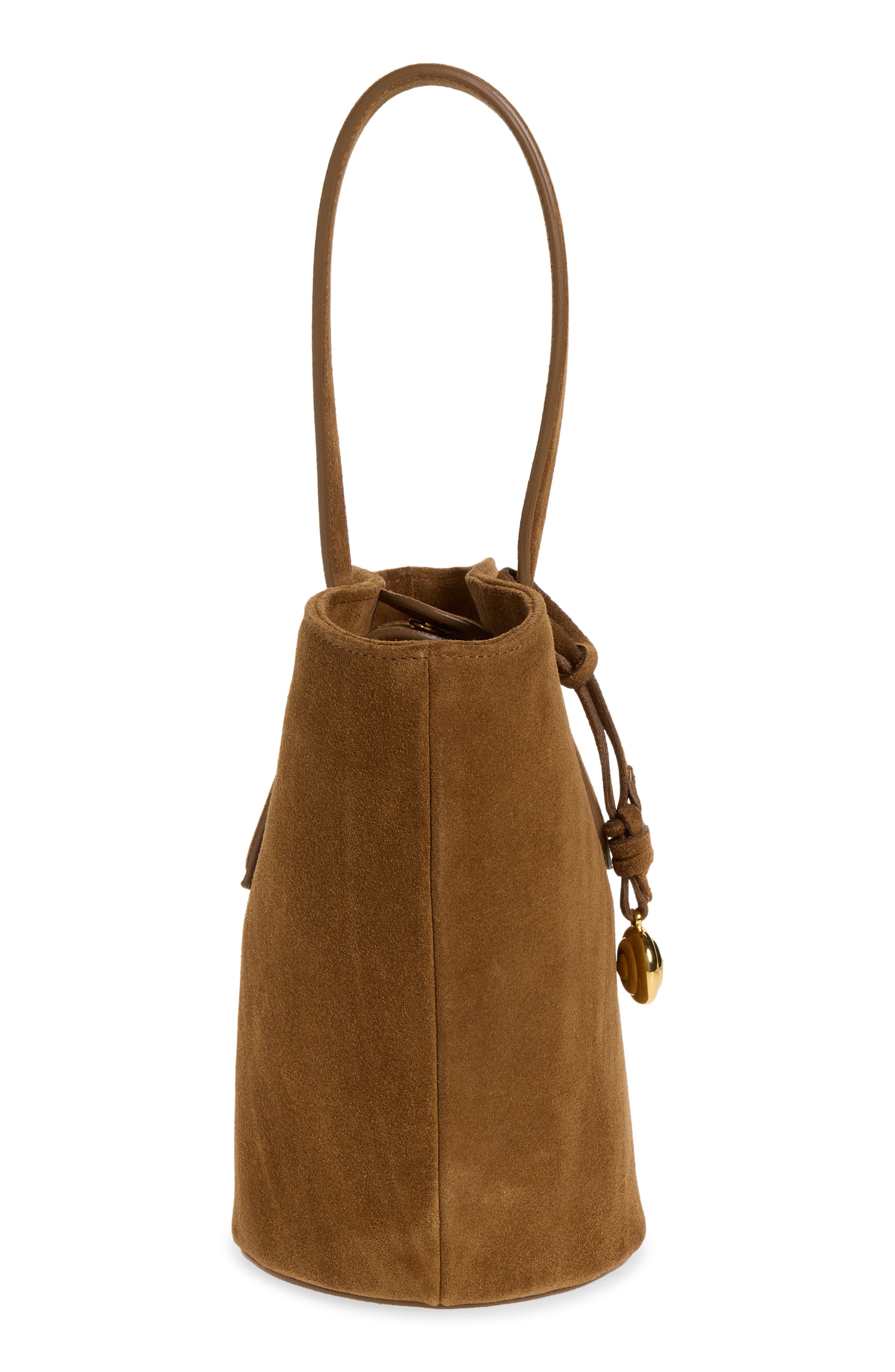 LIFFNER Suede Bucket Bag, Alternate, color, Light Brown