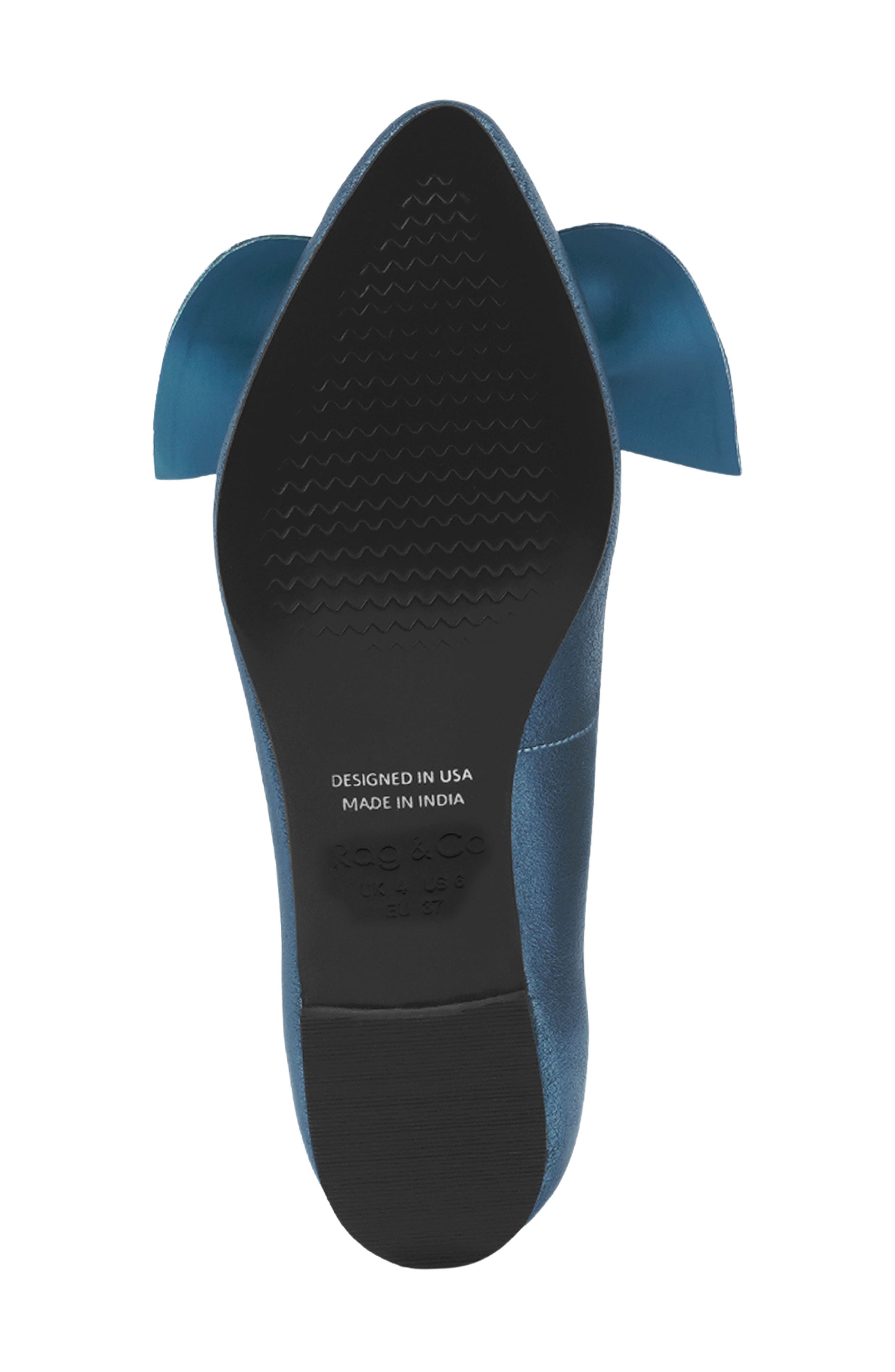 Rag & Co Bow Ballerina Flat, Alternate, color, 