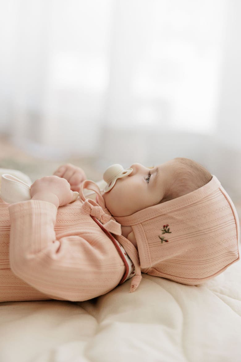 Embroidered Collar Collection - Layette Set, Alternate, color, Pink