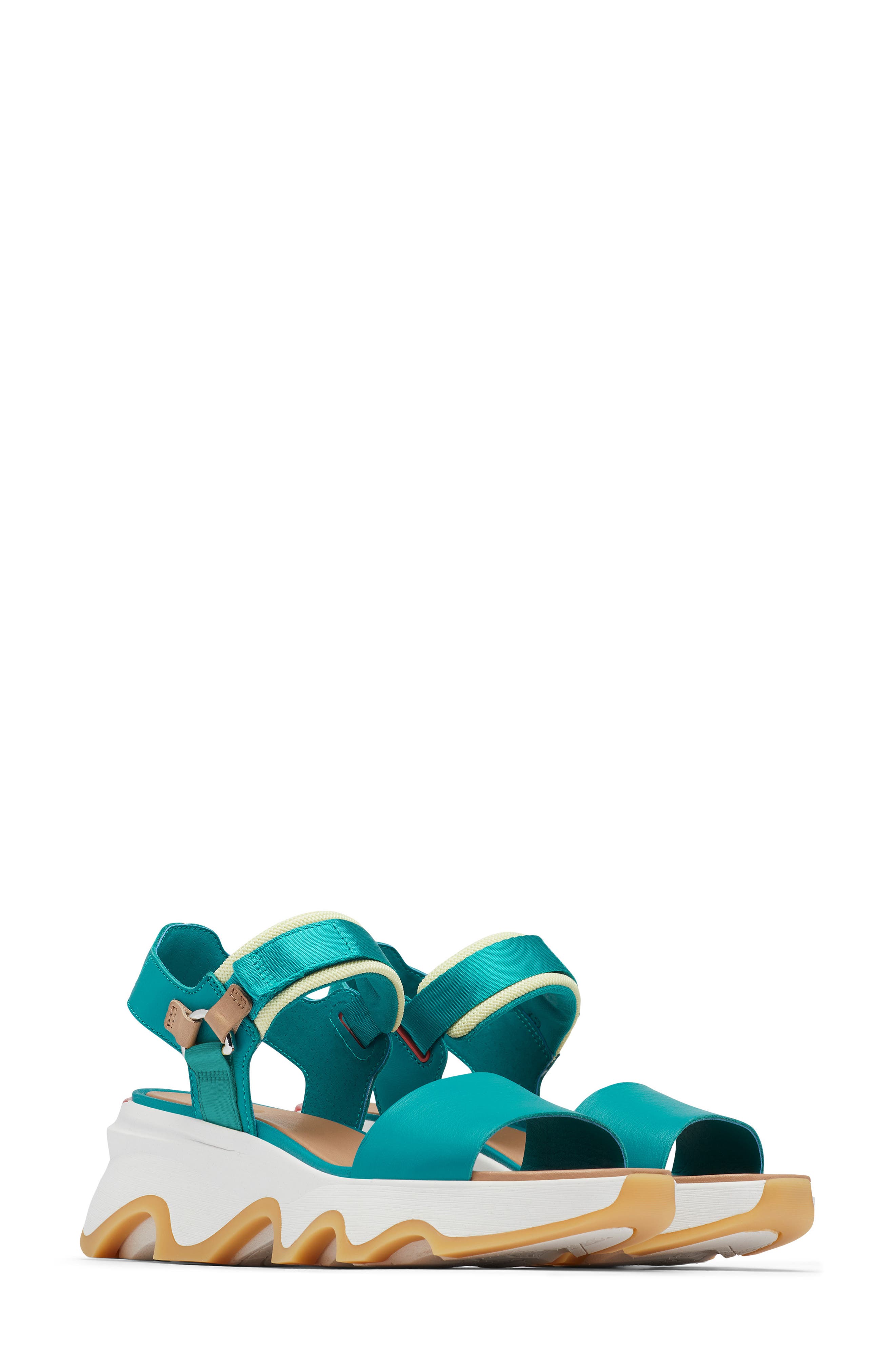 Kinetic™ Y-Strap Sandal, Main, color, TEAL CHLORIDE/ SEA SALT