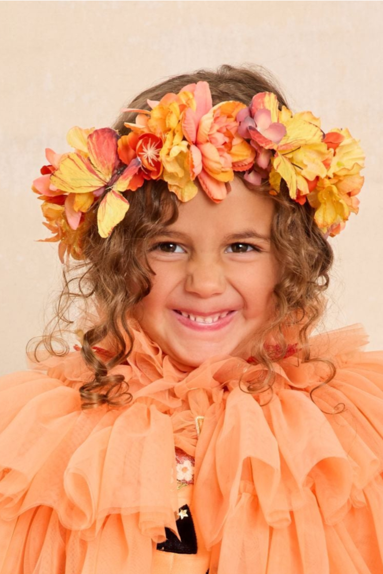 Kids Autumn Headband, Alternate, color, Orange