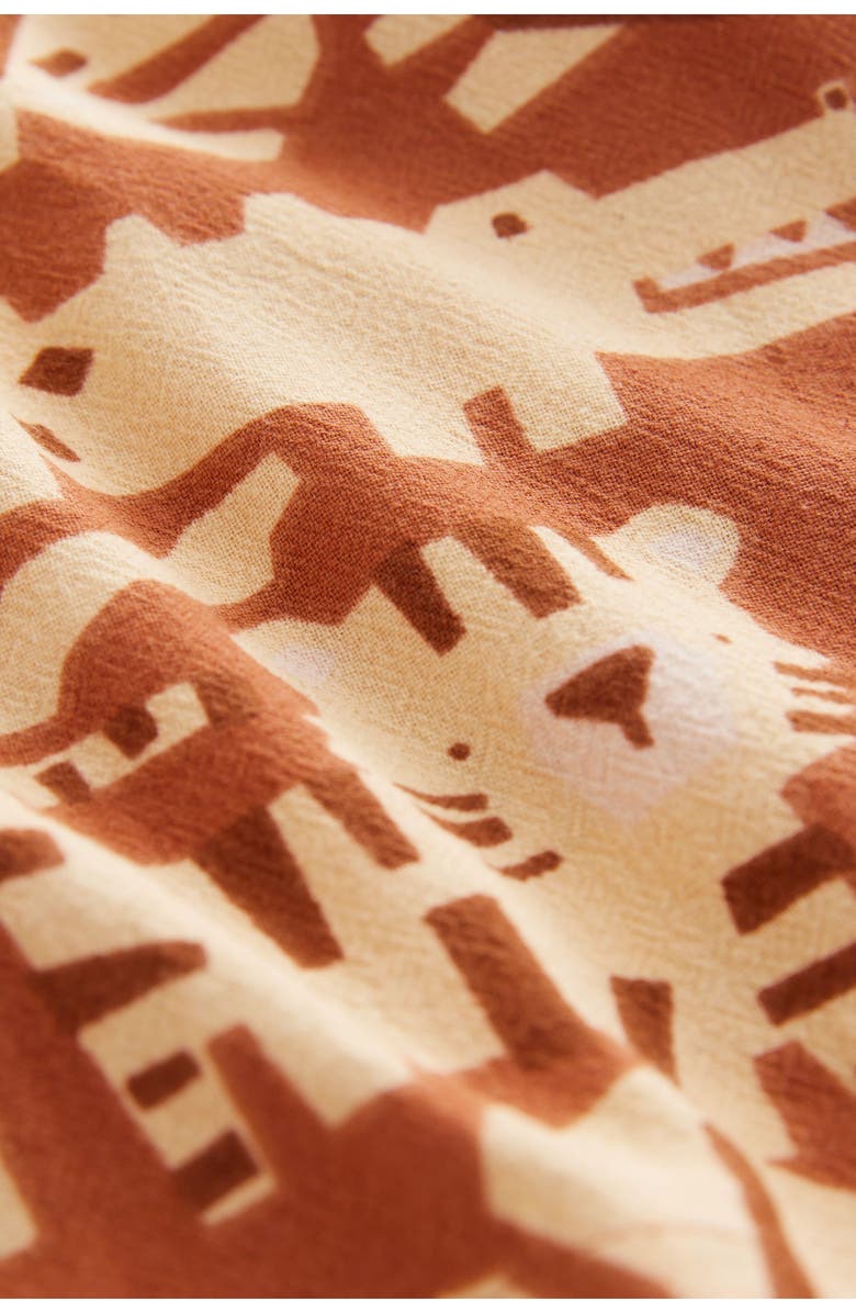 NEXT SAFARI SS SHIRT / SHORT SET, Alternate, color, Brown