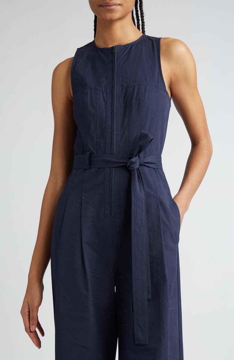 Ulla Johnson Marin Wide Leg Cotton Jumpsuit, Alternate, color, 