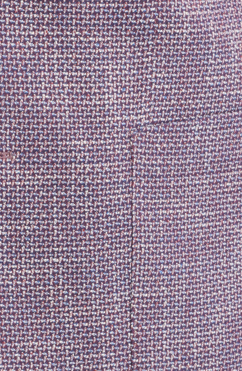 Jack Victor Hamptom Basketweave Comfortwear Sport Coat, Alternate, color, Berry