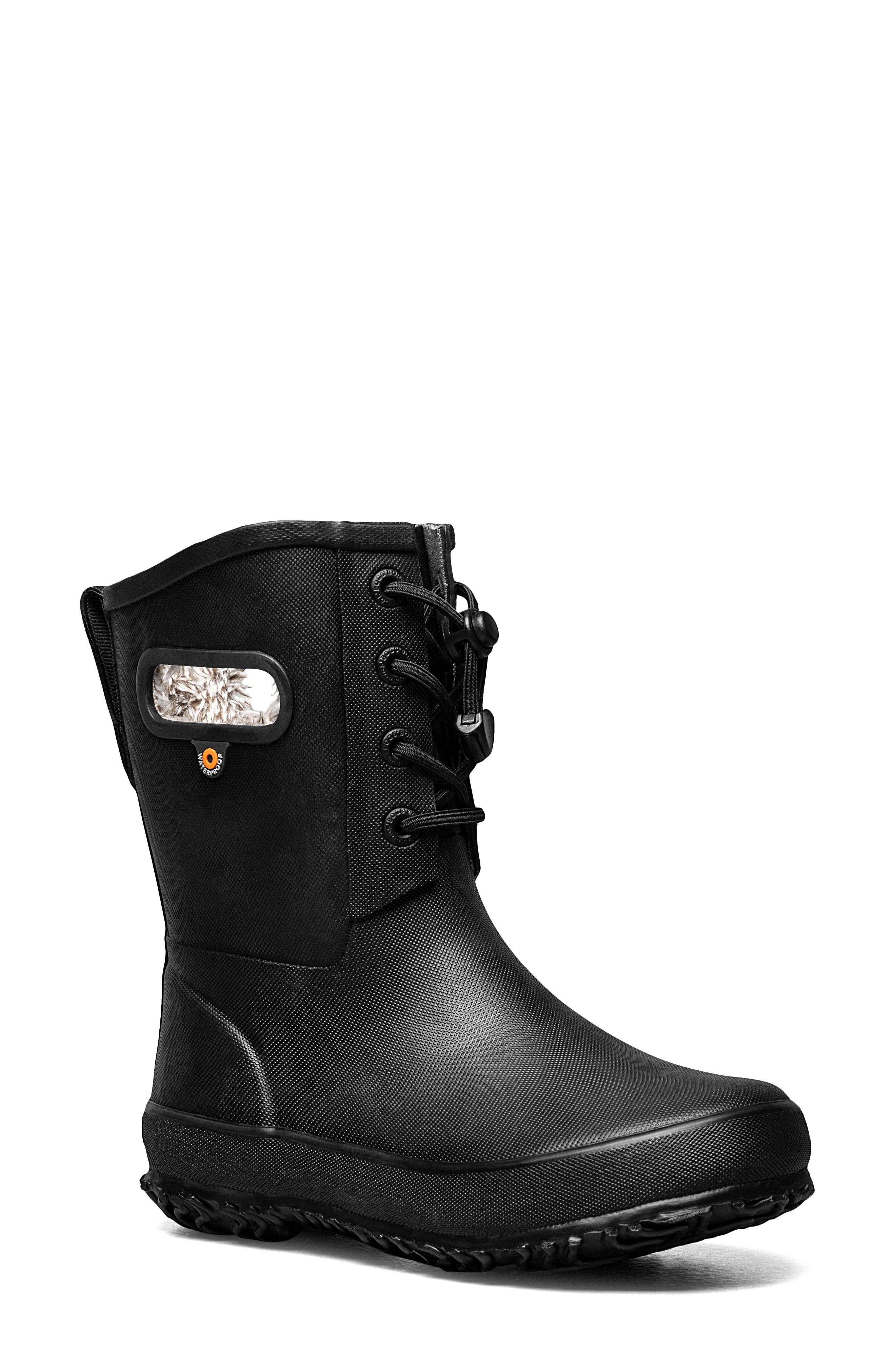 Bogs Amanda Plush Lace II Boot, Main, color, 