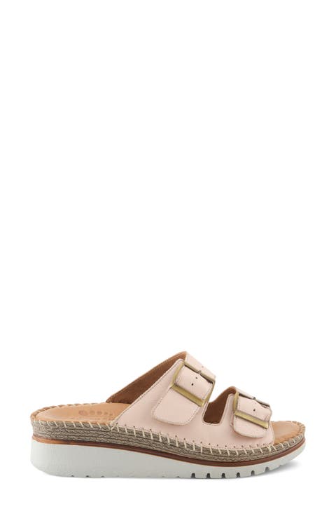 VANGELO Women Sandal LANA Comfort Wedge Sandal Pink