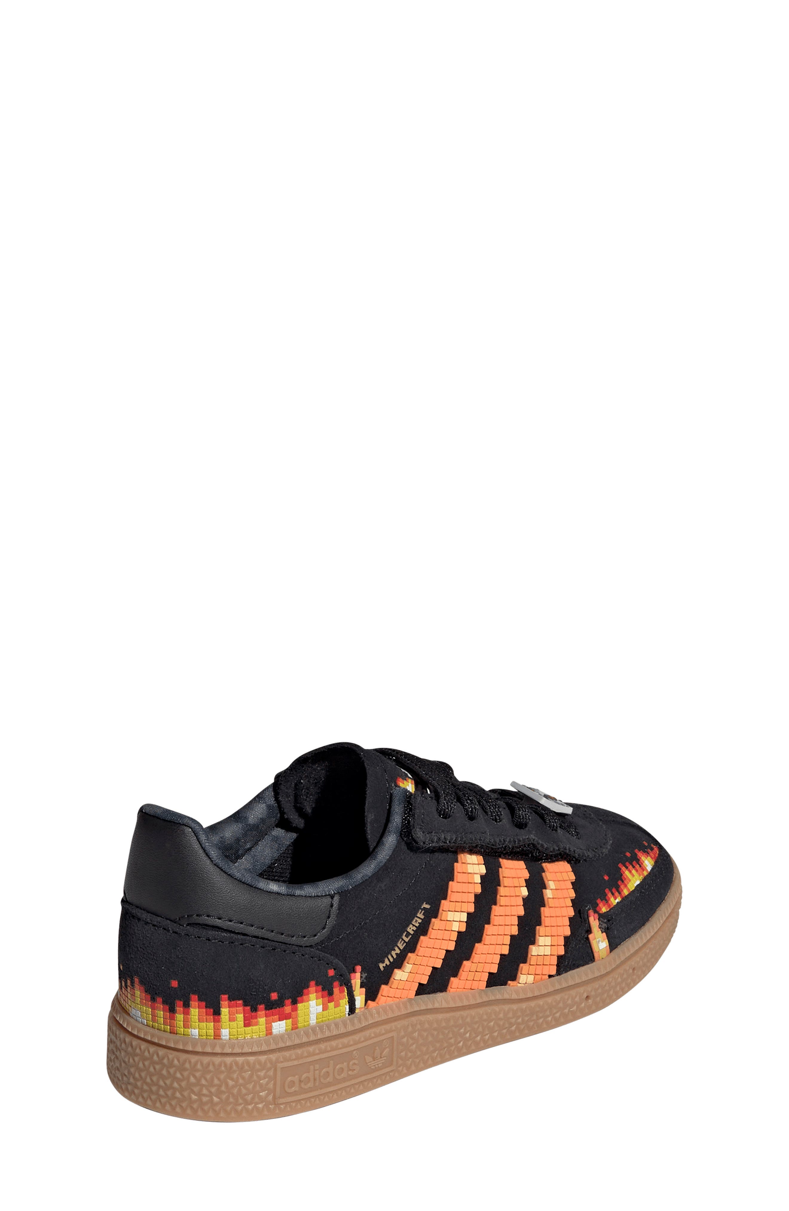 adidas Kids' Handball Spezial Sneaker, Alternate, color, Black/ Orange/ White