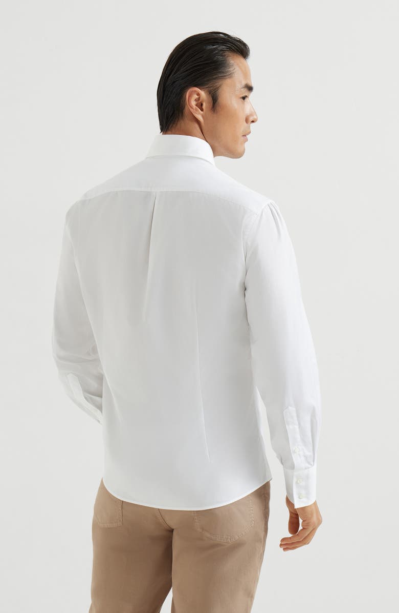 Brunello Cucinelli Twill shirt, Alternate, color, White