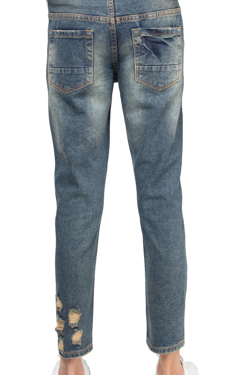 XRAY Kids' Rip & Repair Denim Jeans, Alternate, color, Blue