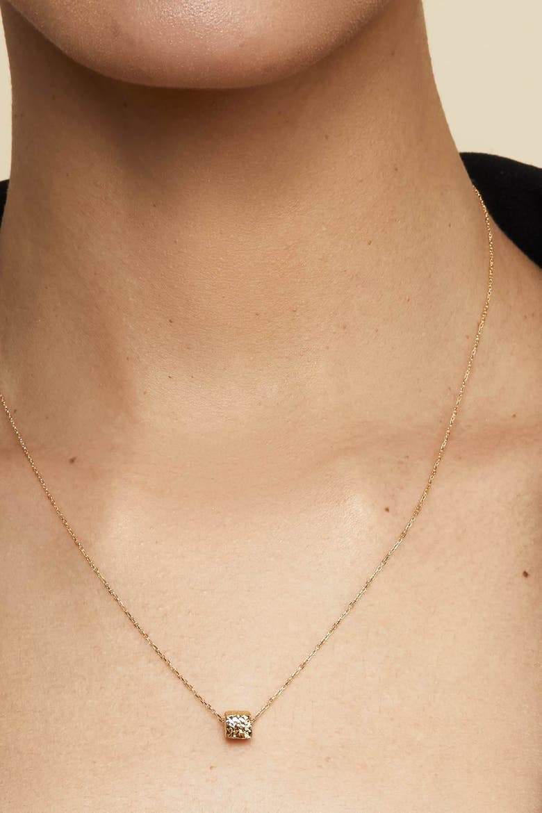 14K Yellow Gold Cubism Pendant Necklace, Alternate, color, Yellow Gold