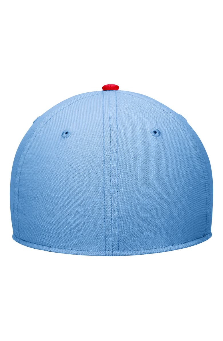 Jordan Brand Men's Jordan Brand Light Blue Houston Cougars Blue Out Rise Dri-FIT Flex Hat, Alternate, color, Light Blue