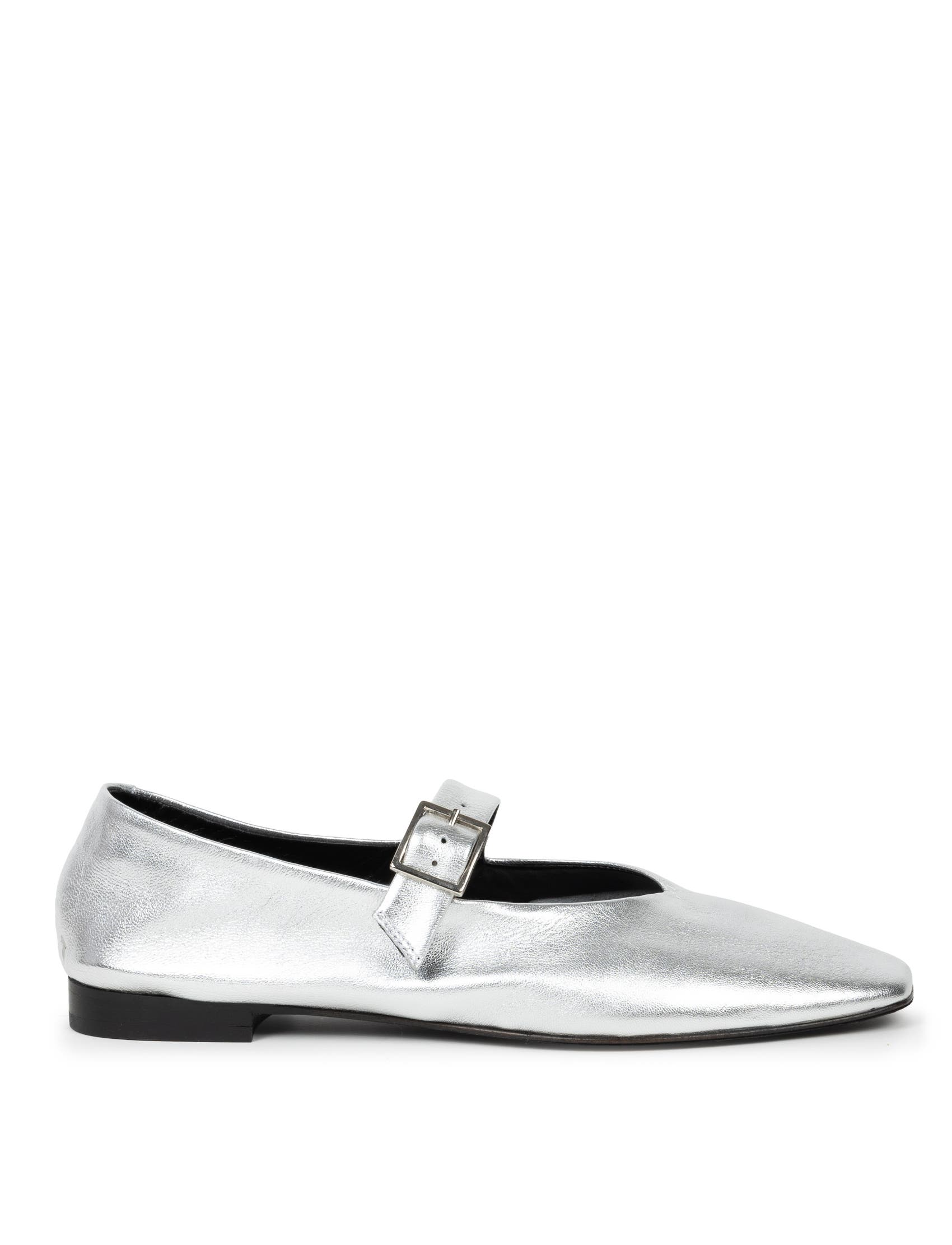 Ouna Ballet Flats, Alternate, color, Silver