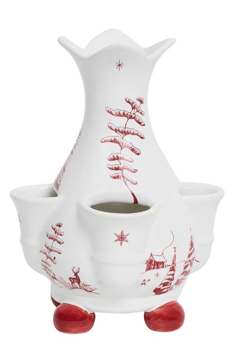 Country Estate Winter Frolic Vase