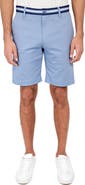 CONSTRUCT Slim Fit Solid Cotton Stretch Shorts