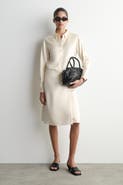 COS Satin Wrap Skirt