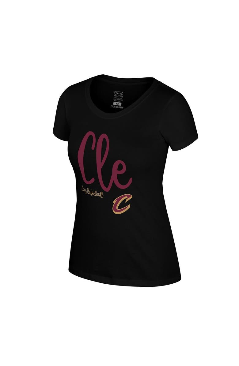 Stadium Essentials Women's Stadium Essentials Black Cleveland Cavaliers 3rd Quarter T-Shirt, Alternate, color, Black
