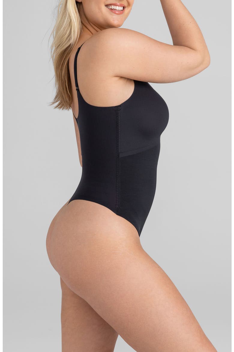 Cami Thong Bodysuit, Alternate, color, VAMP