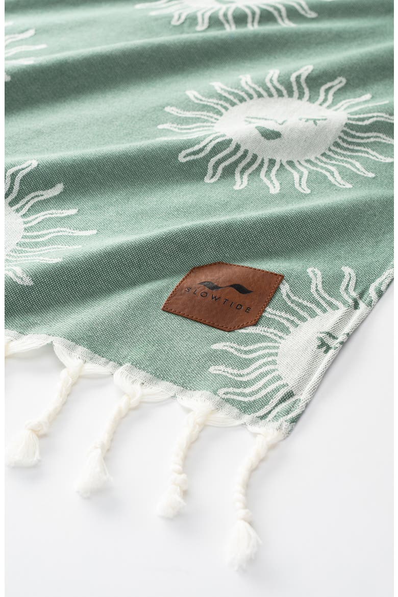 Slow Burn Beach Blanket, Alternate, color, SAGE