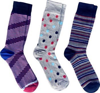 Assorted 3-Pack Crew Socks