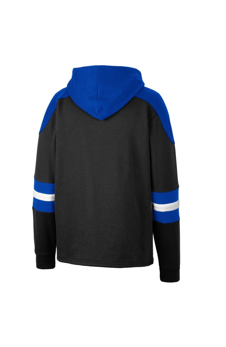 COLOSSEUM Men's Colosseum Black Air Force Falcons Lace-Up 4.0 Pullover Hoodie, Alternate, color,