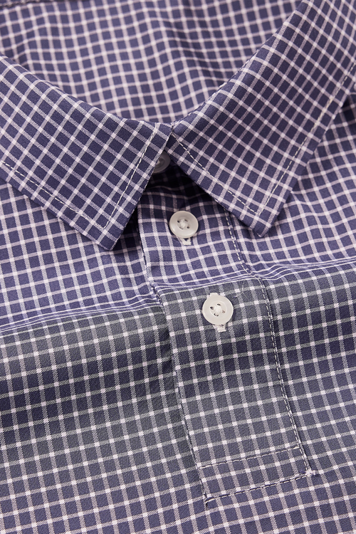 Regent Row Men's Big and Tall stanton shirt polo in Dark-Navy-Check-40  product