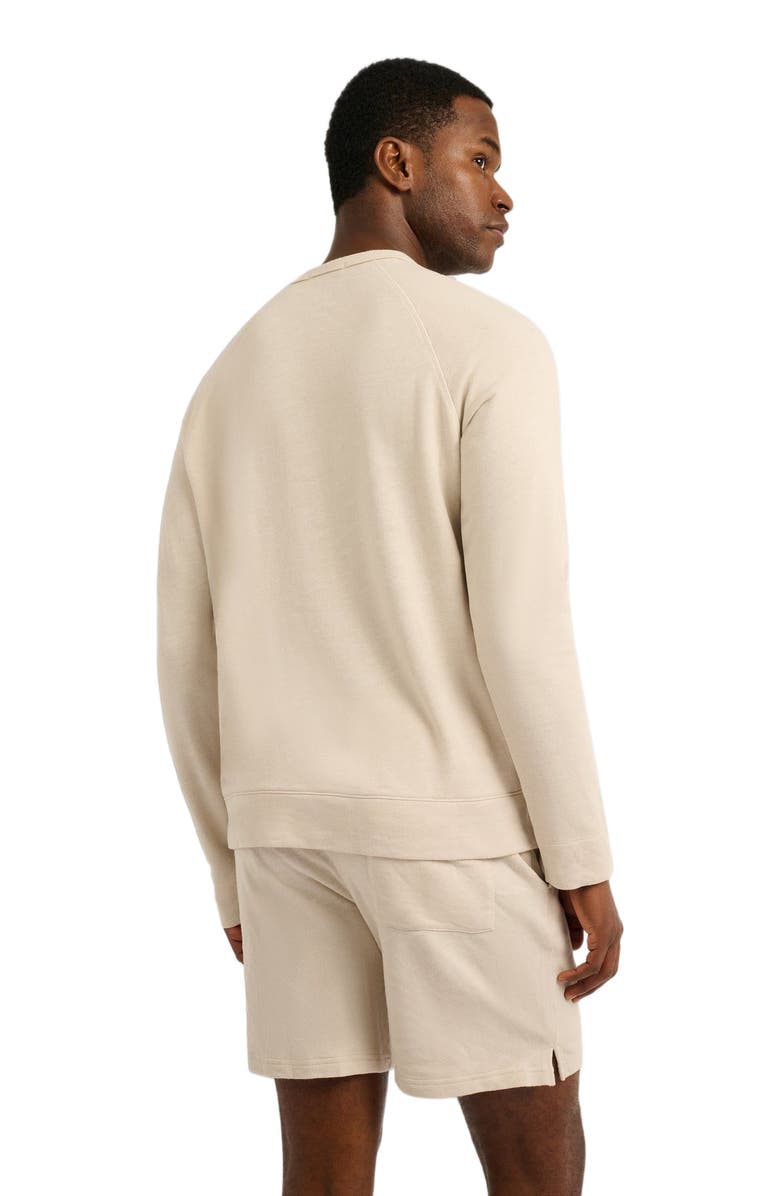 Onia Slub Terry Crewneck Sweater, Alternate, color, 