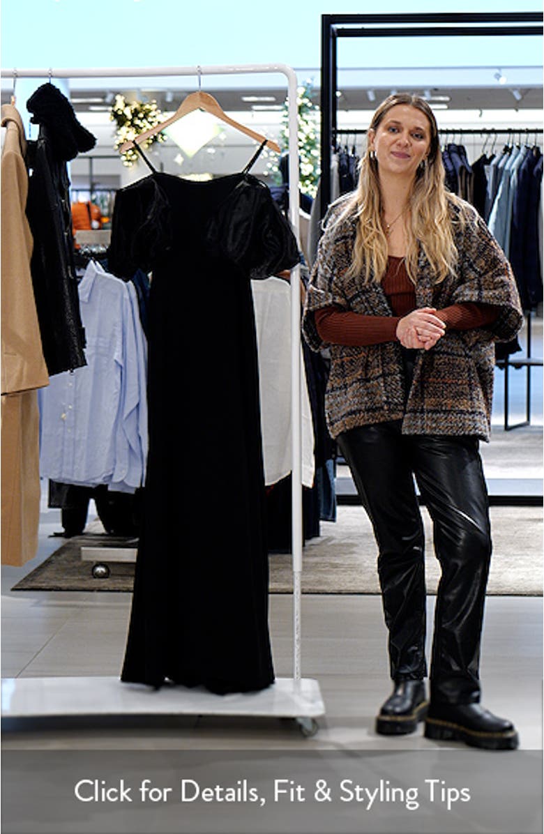 Off the Shoulder Puff Sleeve Trumpet Gown, sales video thumbnail