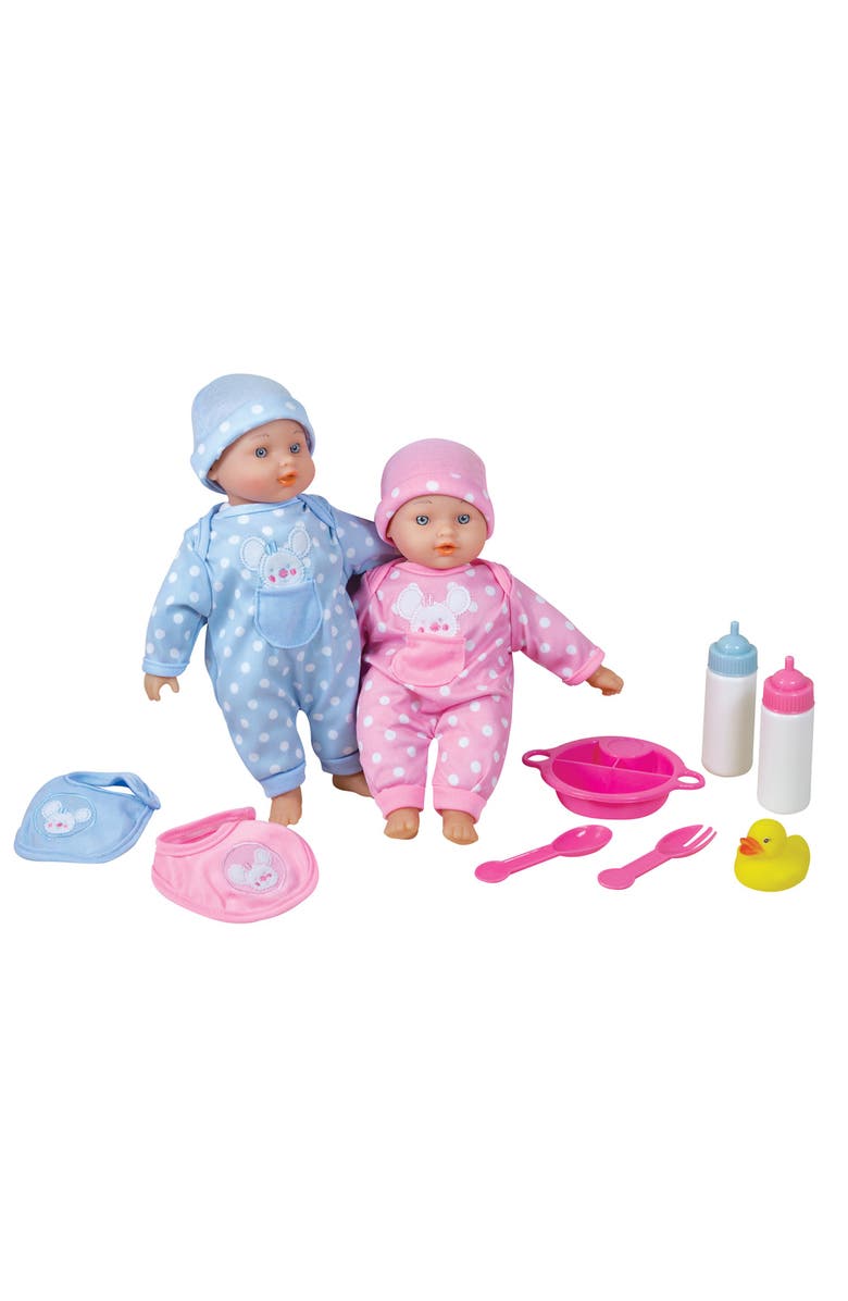 Lissi 11 Inch Twin Baby Dolls, Main, color, Multicolored