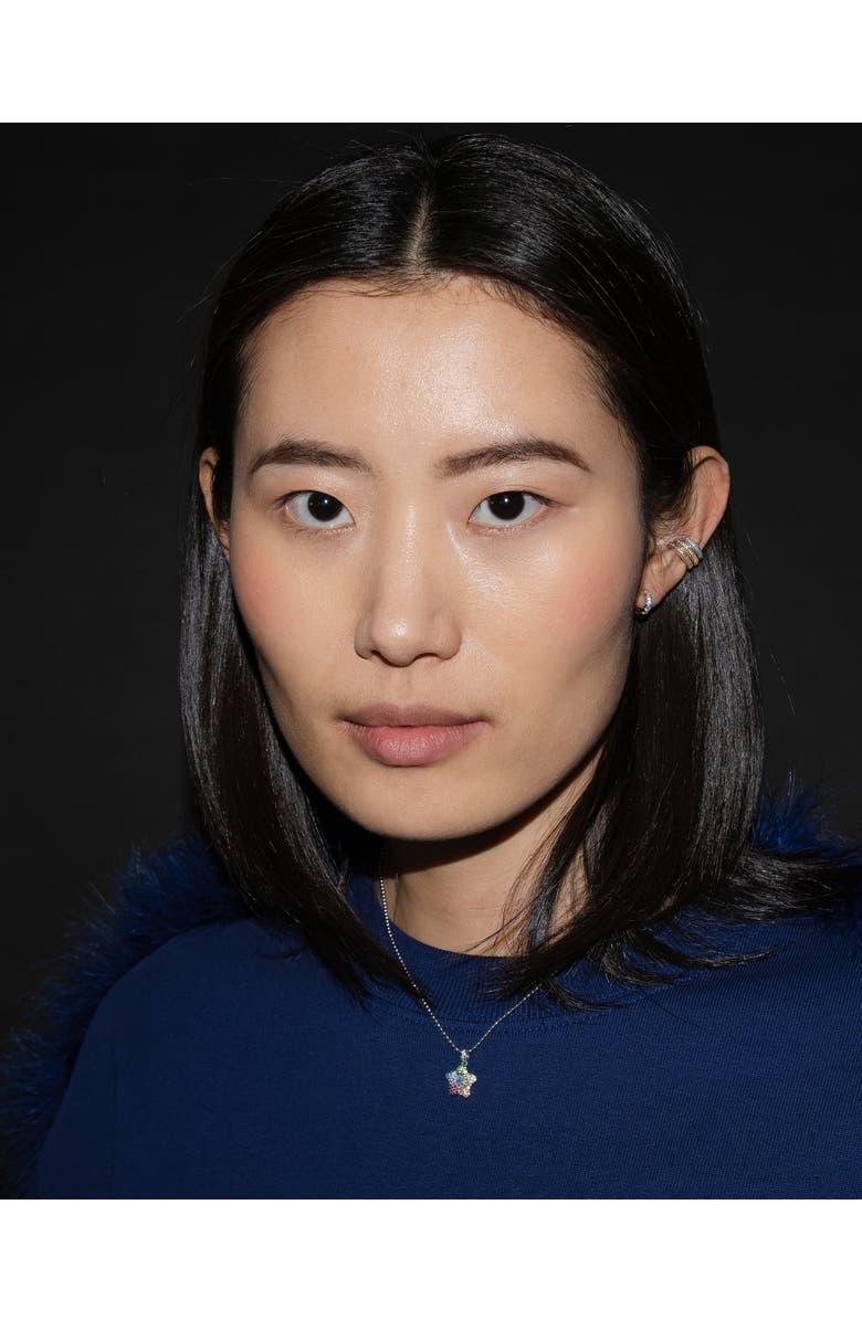 FRY POWERS FLOWER POWERS Charm Pendent Necklace, Alternate, color, Rainbow Multi