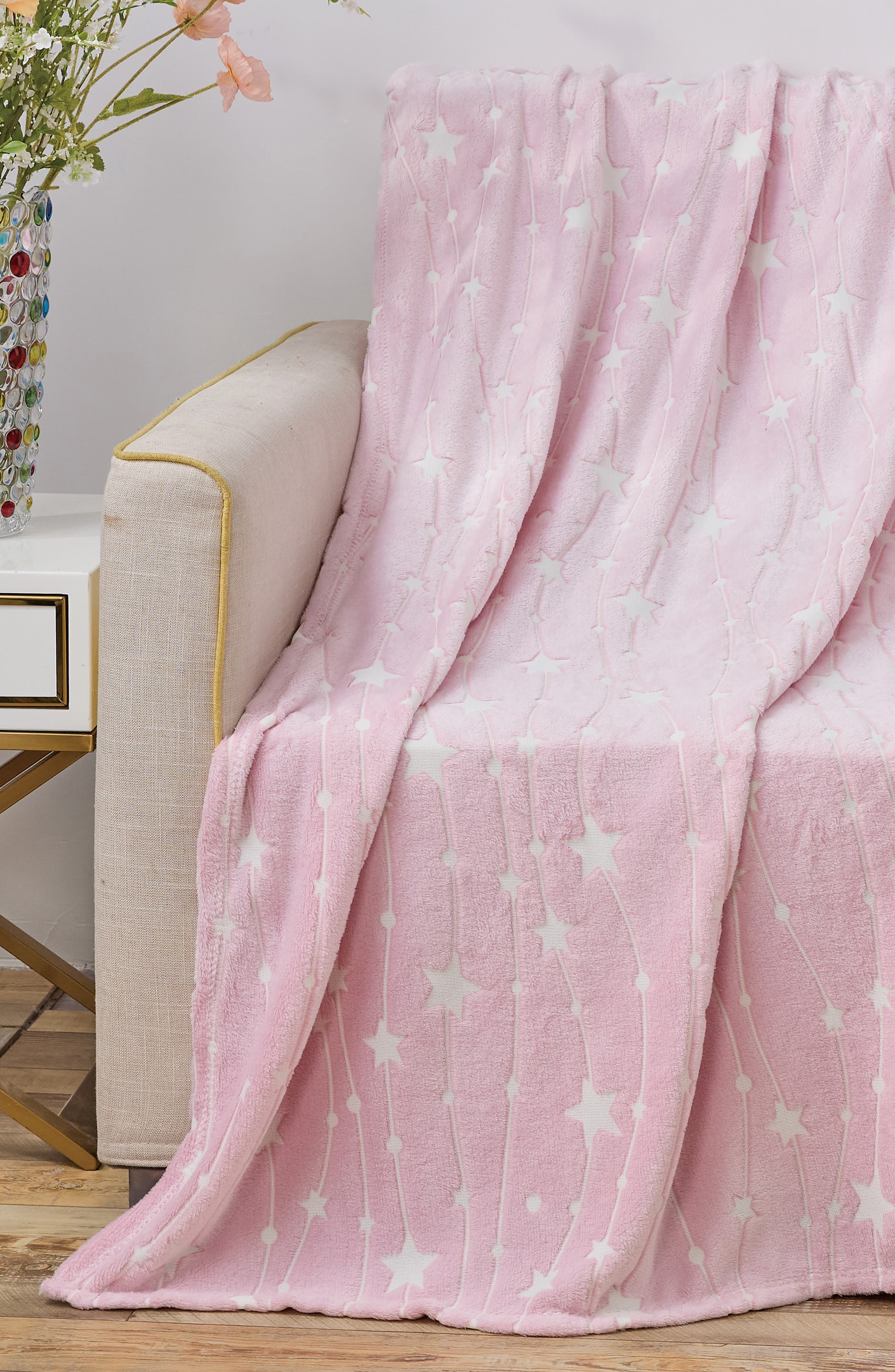 Luxury Home Glow in the Dark Starlight Throw Blanket