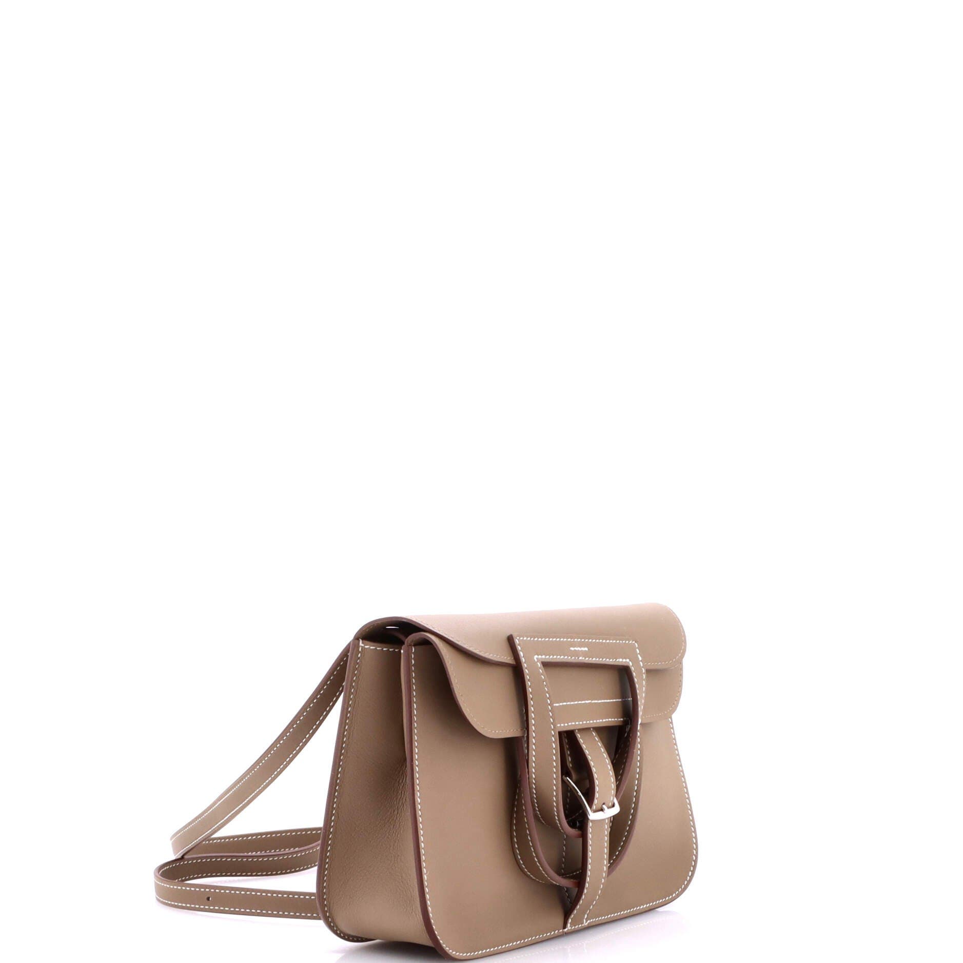 Pre-Owned Hermes Halzan Bag Swift 22, Alternate, color, Etoupe