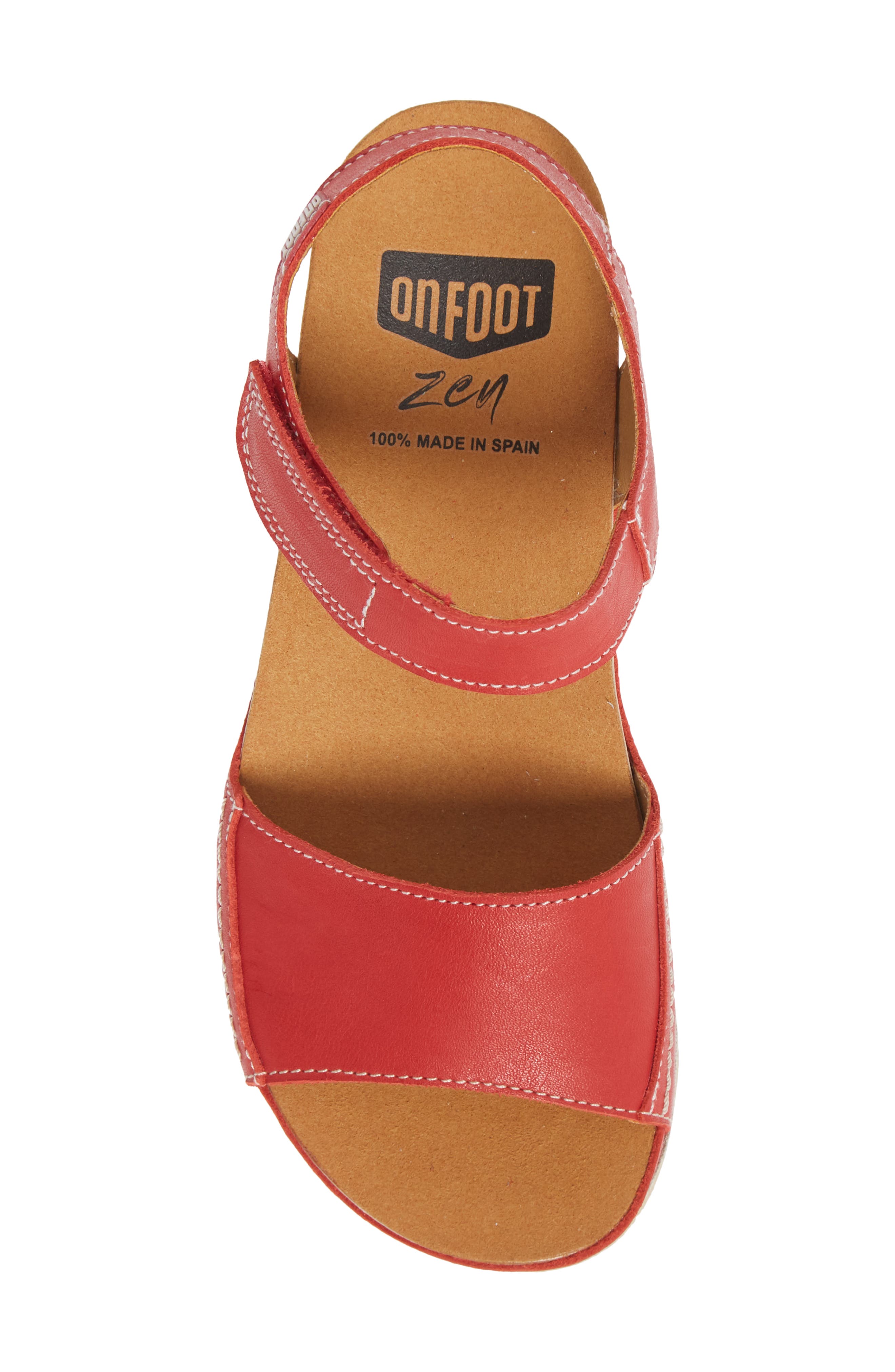 Platform Sandal, Alternate, color, ROJO