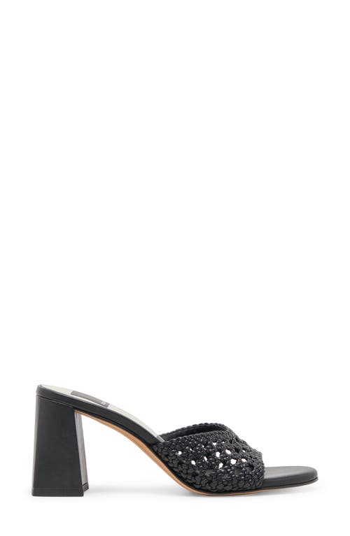 Dolce Vita Margoe Heels Black Woven Stella In Black