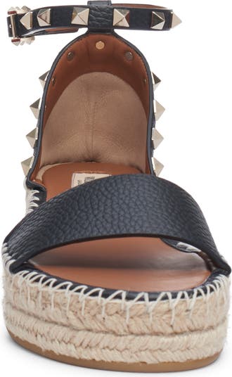 【Valentino】ESPADRILLAS PLATFORM ROCKSTUD◆6W2S0GI3BAE Valentino Garavani Rockstud Espadrille Platform Sandal